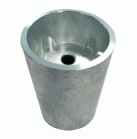 Radice propeller anode conical type - 97mm - 3.82" Dia. - 00409AL - Tecnoseal